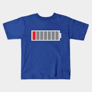 Empty Battery Kids T-Shirt